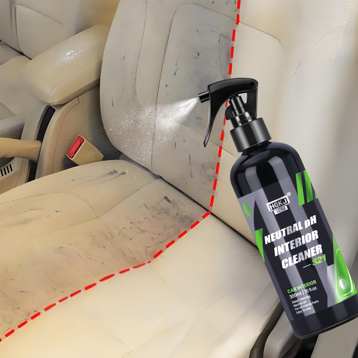 Car Interior Cleaner Agent Cei - Leather Cleaner Interior ulasan dan harga