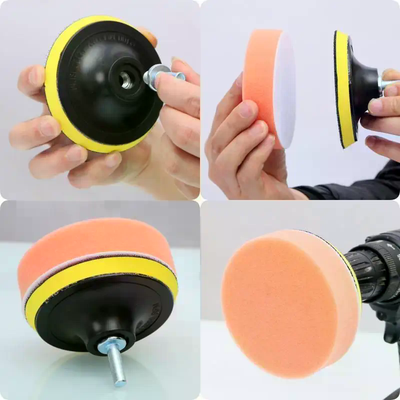 6Pcs Foam Pad Buffer Kit Polis - Polish Pad Set Buffer ulasan dan harga