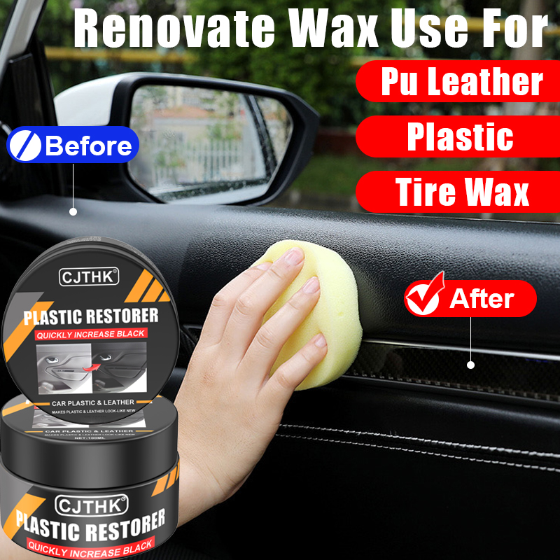 Car Plastic Restorer Back To B - Leather Cleaner Interior ulasan dan harga