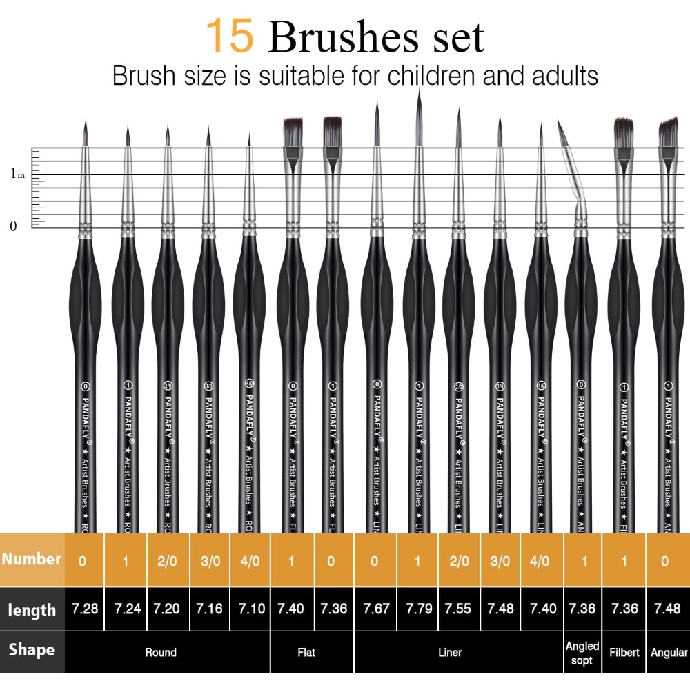 Professional Detail Paint Brus - Detailing Brush Set ulasan dan harga