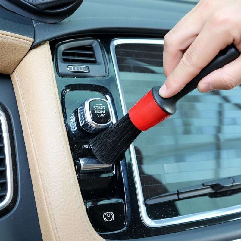 5PCS Car Detailing Brush Set P - Interior Detailing Kit ulasan dan harga