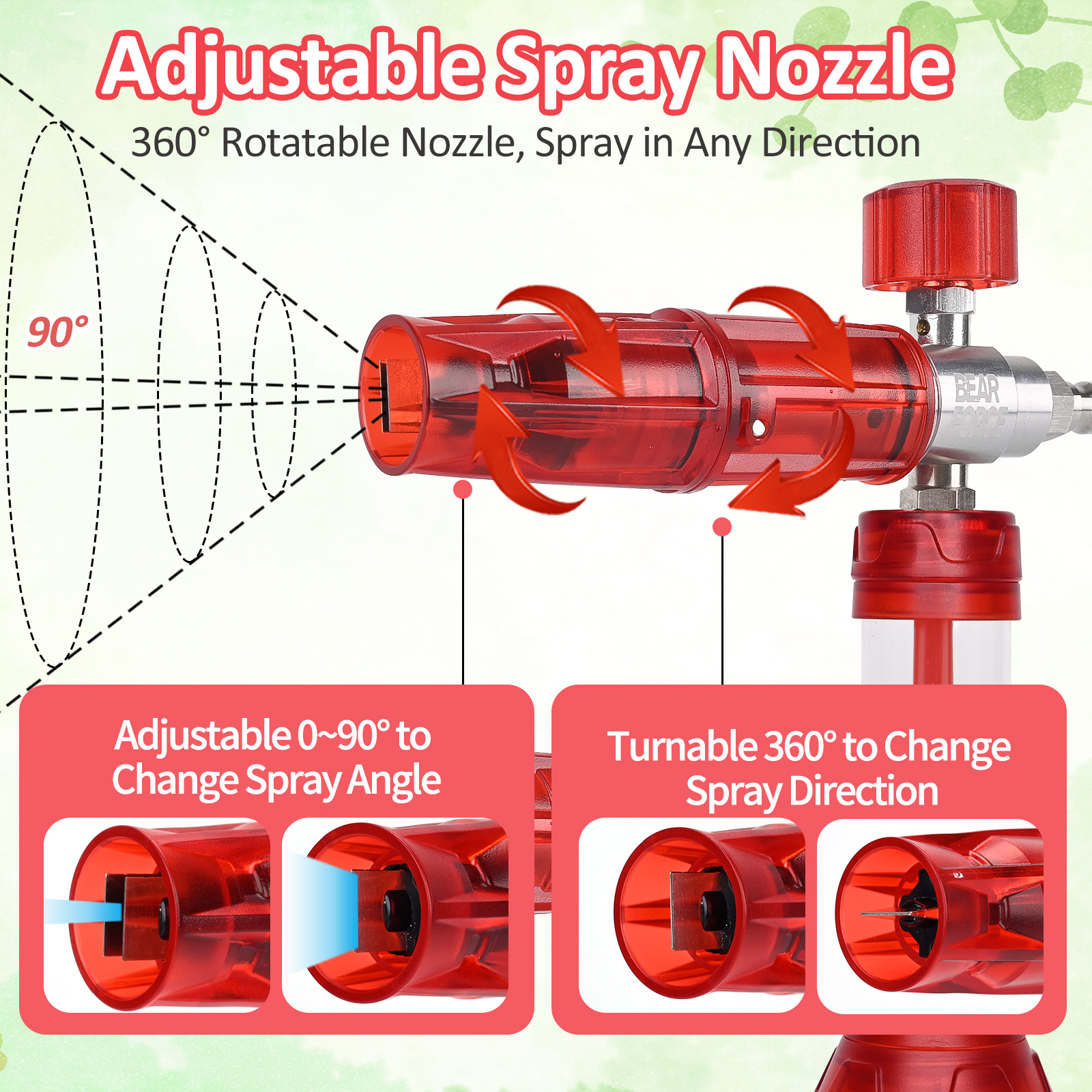 BEAR FORCE Upgraded Pressure M - Foam Cannon Car Wash ulasan dan harga