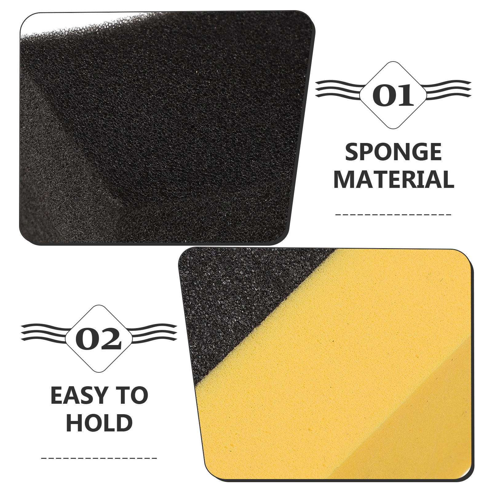 2 Pcs Sponges Car Wax Kit Appl - Wax Applicator Pad ulasan dan harga