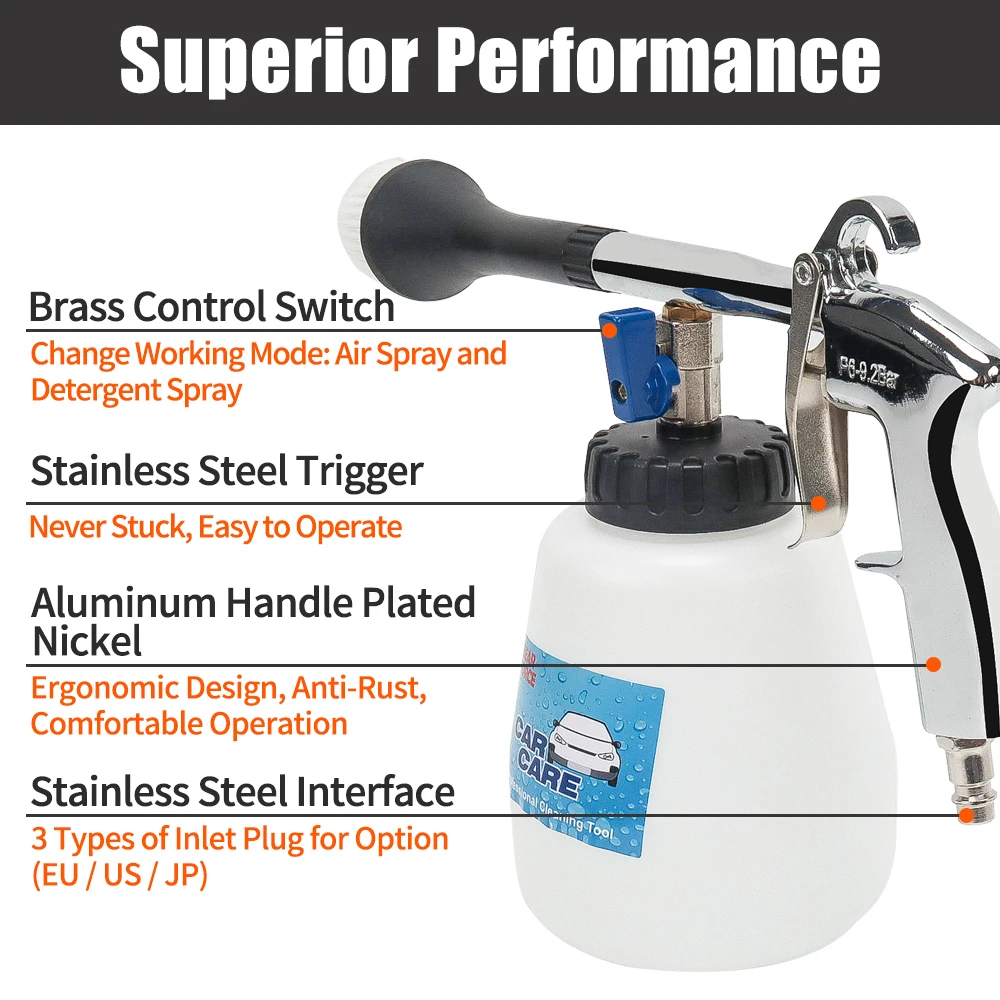 Tornado Pneumatic Air Foam Gun - Pressure Washer Foam Gun ulasan dan harga
