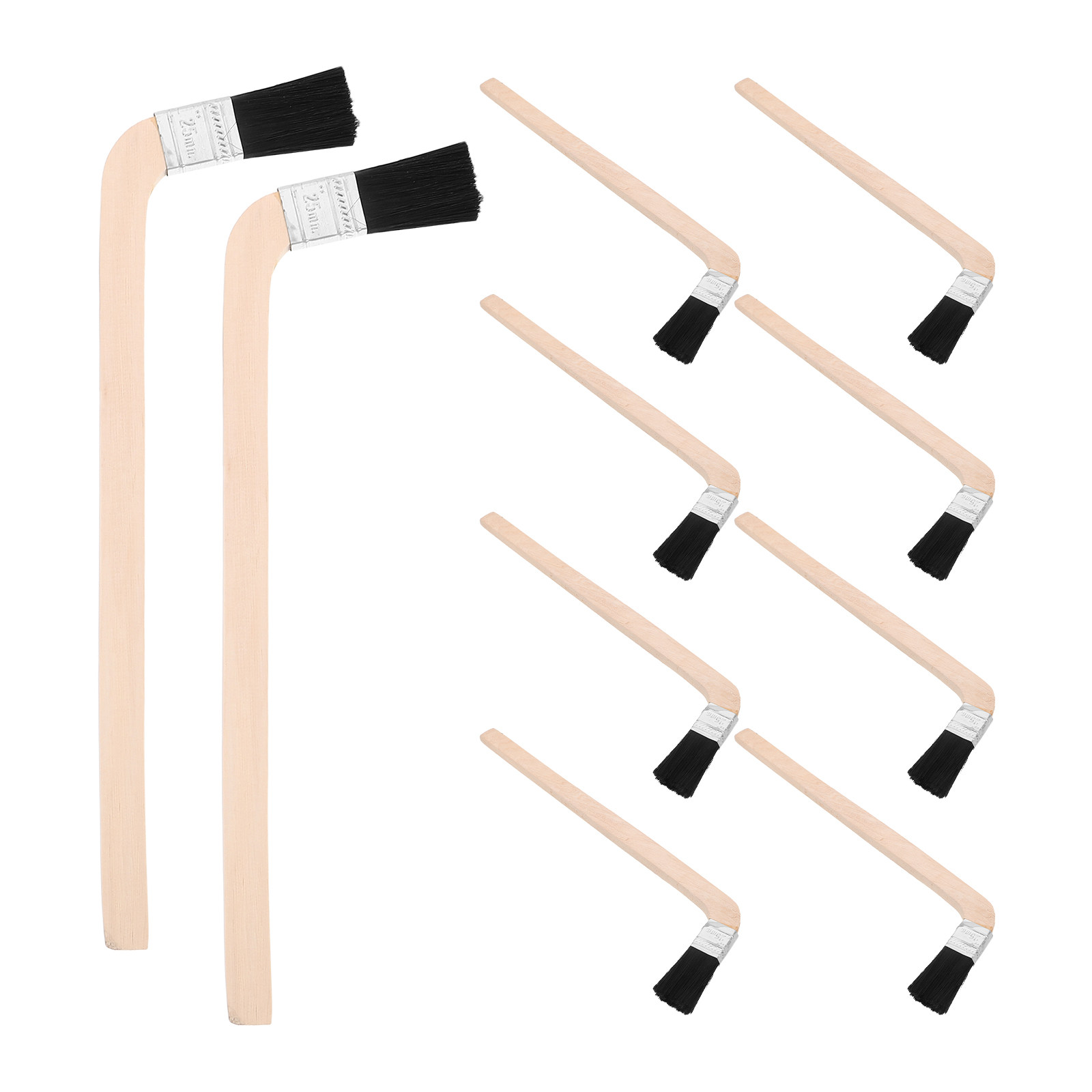 10Pcs Angled Paint Brush Set B - Detailing Brush Set ulasan dan harga