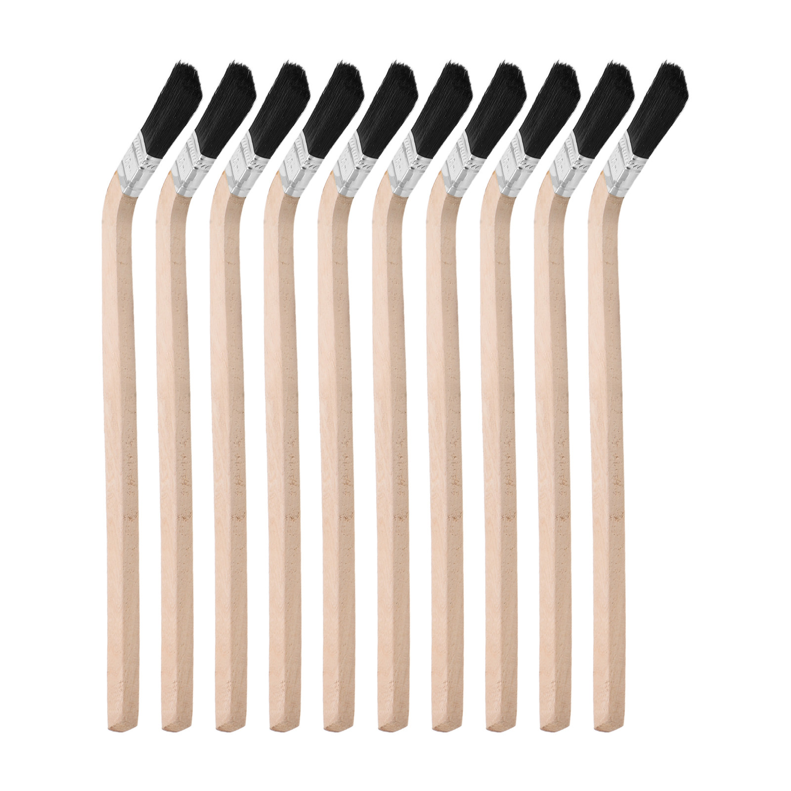 10Pcs Angled Paint Brush Set B - Detailing Brush Set ulasan dan harga
